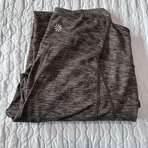 Dark Gray Athleta Flared Leggings -Size MED